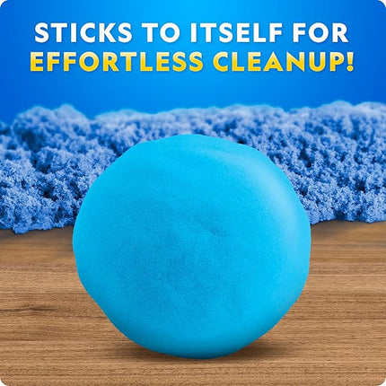 National Geographic 6 Lb. Moon Sand Combo Pack - 2 Lbs. Each of Blue, Purple and Natural Play Sand with Castle Molds - A Fun No Mess Sensory Activity (Amazon Exclusive)