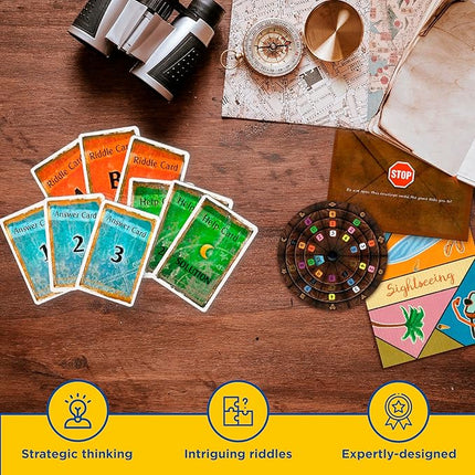 EXIT: The Professor's Last Riddle | Escape Room| Brainteasers | Mystery Solving | Treasure Hunt | Kosmos Game | at-Home Escape Room