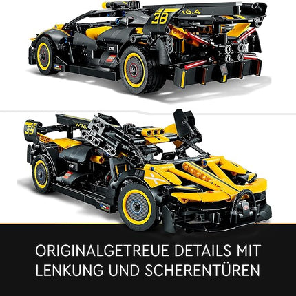 LEGO 42151 Technic Bugatti Car Toy Car Racing Model Car Collectible Iconic Vehicles from 9 Years Old