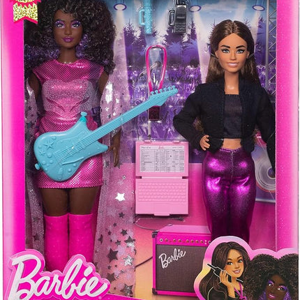 Barbie Careers Career of The Year 2 Dolls & Accessories with Music Star & Tour Manager in Removable Fashions