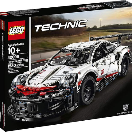 LEGO Technic Porsche 911 RSR Race Car Model Building Kit 42096, Advanced Replica, Exclusive Collectible Set, Gift for Kids, Boys & Girls