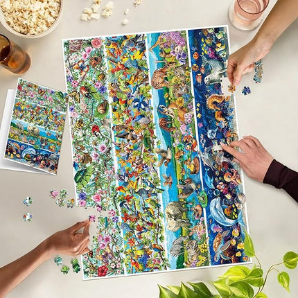 Puzzles for Adults 1000 Pieces, Soul in All Things Jigsaw Puzzles, Fun and Relaxing Challenging Puzzle, Home Decoration Puzzle, Interlock Perfectly No Dust