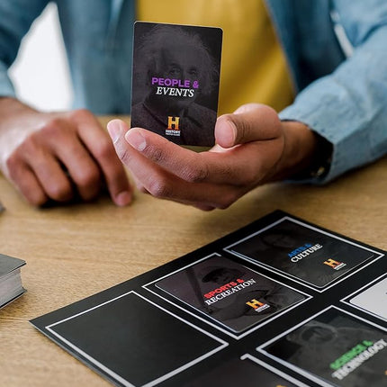 HISTORY Channel Trivia Game - 2000+ Fun General Knowledge Questions for Adults, Family and Teens in The Pursuit of Trivial Knowledge - Perfect Super Trivia for Board & Card Games Night with your Group