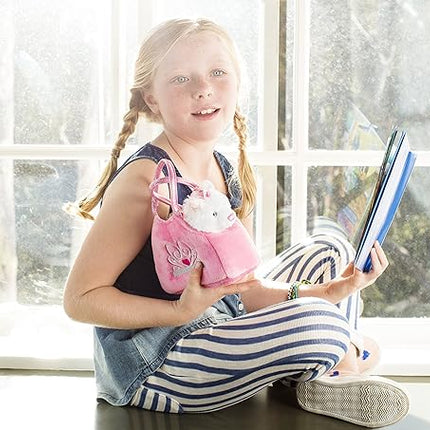 Aurora® Fashionable Fancy Pals™ Princess Kitten™ Stuffed Animal - Plush with Stylish Purse for Dress Up Fun - Perfect for Kids 3+ Years, Costumes, and Birthdays - Multicolor 7.5 Inches