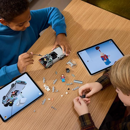 LEGO Speed Champions Time Machine from Back to The Future Building Toy for Kids - Pretend Play & Display Car Toy W/ 2 Build Modes for Boys & Girls, Ages 9+ - Gift Ideas for Birthdays & Fans - 77256