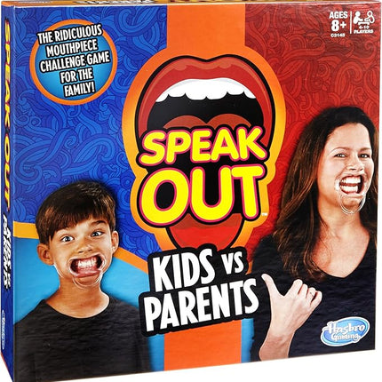 Hasbro Gaming Hasbro Speak Out Kids Vs Parents Game