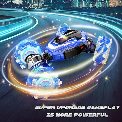 Remote Control Car, Gesture Sensing RC Stunt Car, 4 WD Transform Off Road for Rotating, 2.4Ghz Hand Controlled Remote Control Twister Cars, RC Cars for Kids Boys Girls Toy Gift Age 6 7 8 9 10 11 12 yr