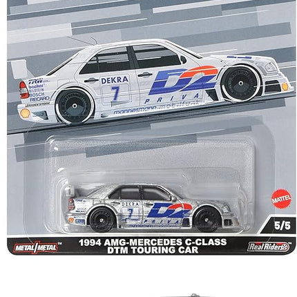 Hot Wheels Car Culture Circuit Legend, Premium 1:64 Scale Die-Cast 1994 AMG Mercedes C-Class DTM Touring Car, Collectable Vehicle