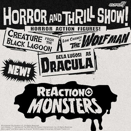 Super7 Universal Monsters Reaction+ Wave 01 - Creature from The Black Lagoon Action Figure