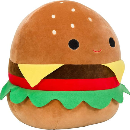 Squishmallows Original 16-Inch Large Carl The Cheeseburger - Official Jazwares Big Pillow Plush - Collectible Soft & Squishy Cheeseburger Stuffed Animal Toy - Gift for Kids, Girls & Boys