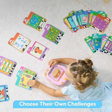 Talking Flash Cards for Kids 3 4 5 Year Old, Toddler Learning Toys with 136 Sight Words & 64 Games, Montessori Educational Toy for Kids, Preschool Learning Activities, Boys Girls Gifts