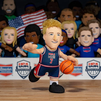Bleacher Creatures USA Basketball Larry Bird 10" Plush Figure- A Dream Teamer for Play or Display