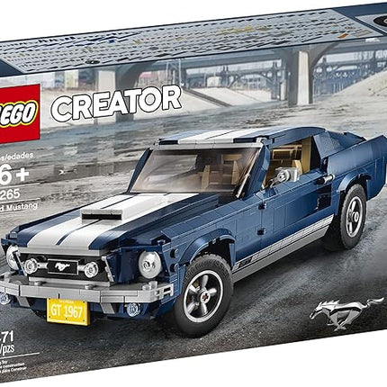 LEGO Creator Expert Ford Mustang 10265 Building Set - Exclusive Advanced Collector's Car Model, Featuring Detailed Interior, V8 Engine, Home and Office Display, Collectible for Adults and Teens