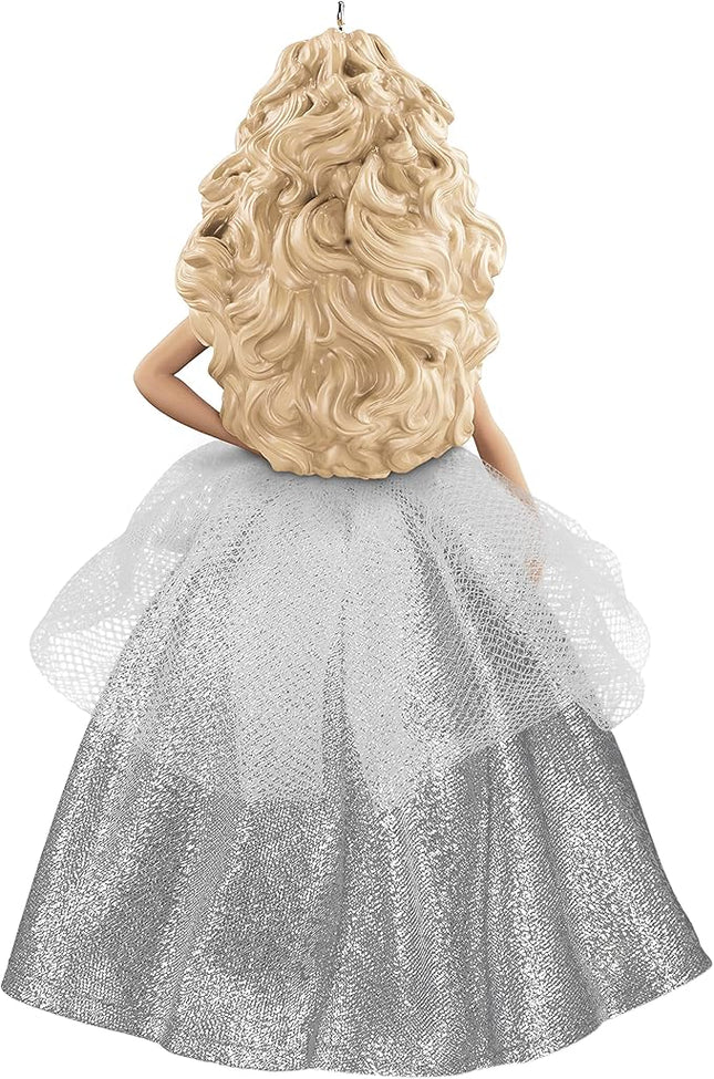 Hallmark Keepsake Christmas Ornament 2021, Holiday Barbie Doll