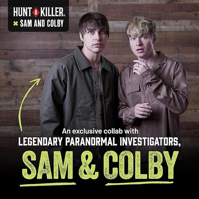 Hunt A Killer x Sam and Colby: The Haunting at Wicker Ridge, Immersive Beginner-Friendly Mystery Game, for Fans of Ghost Hunting & Paranormal Thrillers, 90–120 Min Playtime, Ages 14+