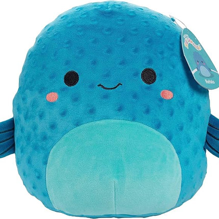 Squishmallows Original 10-Inch Refalo The Blue Fish - Official Jazwares Plush - Collectible Soft Squishy Ocean Summer Stuffed Animal Toy - Add to Your Squad - Gift for Kids, Girls & Boys