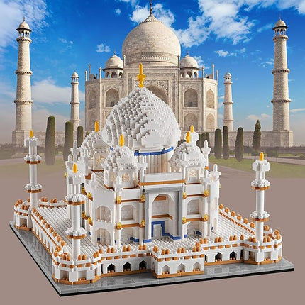 World Famous Architecture Taj Mahal Micro Building Block Set for Adults and Kid Age of 14+ - 3950PCS
