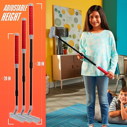 NERF Trick Shot Golf Set - Indoor + Outdoor Putting Trick Shot Kids Golf Set - Includes Putter, Balls, Ramp + Cups - All-in-One Toy for Kids