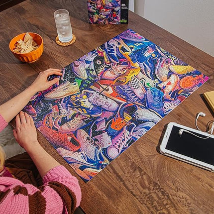Sneakerheads 1000-Piece Jigsaw Puzzle | Fun Brain Teaser, Toys & Games | 28 x 20 Inches