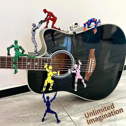 (Assembly Completed) 8 Packs T13 Action Figure Set, Dummy 13 3D Printed Action Figure Toy Gifts for Kids, Robot 13 ActionFigure Full Body Mechanical Doll Christmas Birthday Gift for Boys Girls