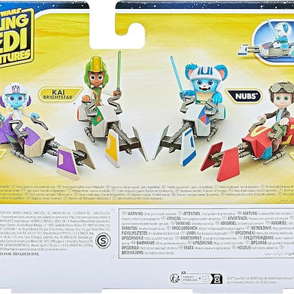 Star Wars: Young Jedi Adventures Nubs Figure & Speeder Bike, 4-Inch Scale Action Figures & Vehicles, Toys, Preschool Toys for 3 Year Old Boys & Girls