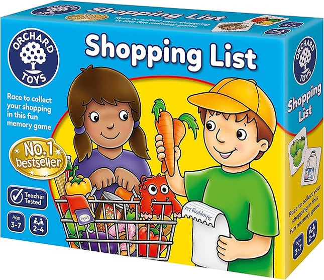 Orchard Toys Shopping List - Educational Memory Game - Age 3-7 - Perfect For Home Learning