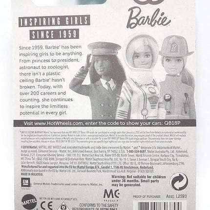 Hot Wheels Barbie 60 '14 Corvette Stingray