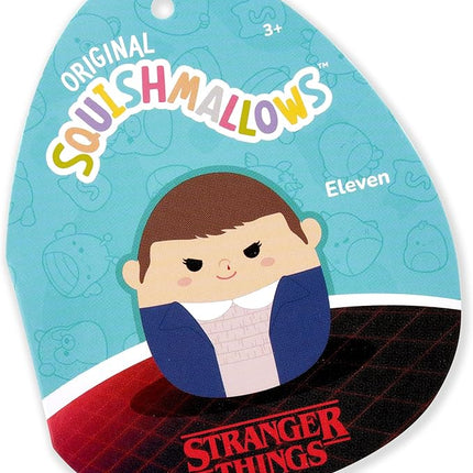 Squishmallows Original “Stranger Things” 3.5-Inch Eleven + Demogorgon 2-Pack - Official Jazwares Plush (Clips)