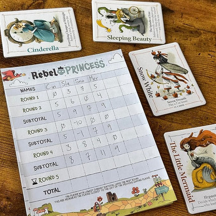 Rebel Princess Deluxe Edition, Ultimate Blend of Theme and Strategy, Fast-Paced Addictive Card Game, Perfect for Game Nights - 3+ Players, Ages 15+, 45 Minutes - from The Creators of Cat in The Box