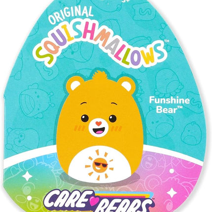 Squishmallows Original Care Bears 12in Funshine Bear – Official Jazwares Plush (Medium-Sized)