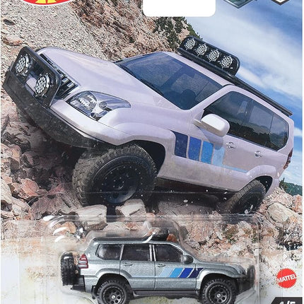 Hot Wheels HKC70 Car Culture Off Road - 2005 Toyota Land Cruiser Prado 【3 Years Old and Up】