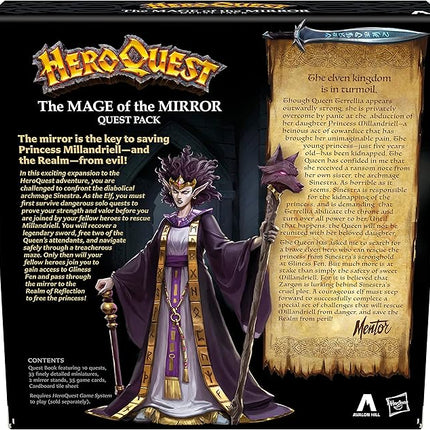 Heroquest The Mage of The Mirror Quest Pack, Roleplaying Game for Ages 14+, Requires HeroQuest Game System to Play