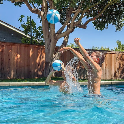 GoSports Water Basketballs 2 Pack - Choose Between Size 3 and Size 6, Great for Swimming Pool Basketball Hoops