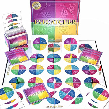 Eyecatcher — Fast-Paced Game Where Players Race to Match Tricky Card Patterns to The Board — Family & Adult Game Night Fun