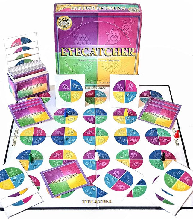 Eyecatcher — Fast-Paced Game Where Players Race to Match Tricky Card Patterns to The Board — Family & Adult Game Night Fun