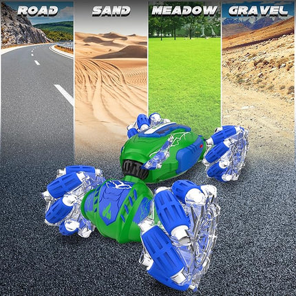 Remote Control Car, Gesture Sensing RC Stunt Car, 4 WD Transform Off Road for Rotating, 2.4Ghz Hand Controlled Remote Control Twister Cars, RC Cars for Kids Boys Girls Toy Gift Age 8 9 10 11 12 yr
