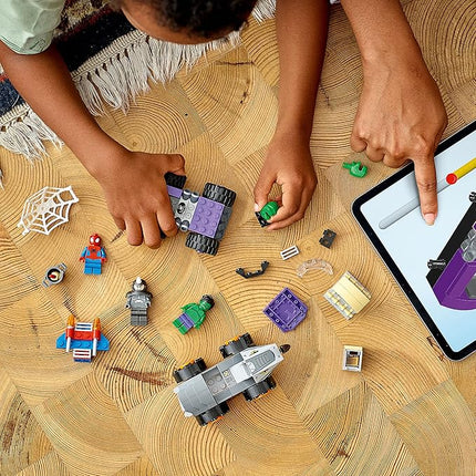 Lego 10782 Marvel Hulk vs. Rhino Monster Truck Showdown, Toy for Kids, Boys & Girls Age 4 Plus with Spider-Man Minifigure, Spidey and His Amazing Friends Series