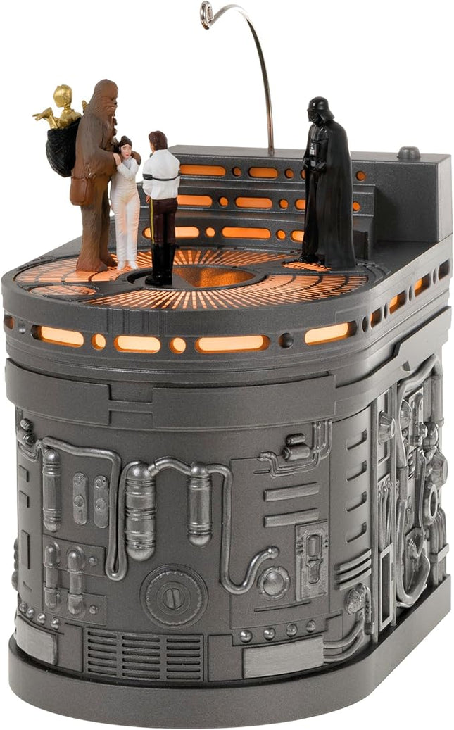 Hallmark Keepsake Christmas Ornament, Star Wars: The Empire Strikes Back Into The Carbon-Freezing Chamber with Light, Sound and Motion, Gifts for Star Wars Fans