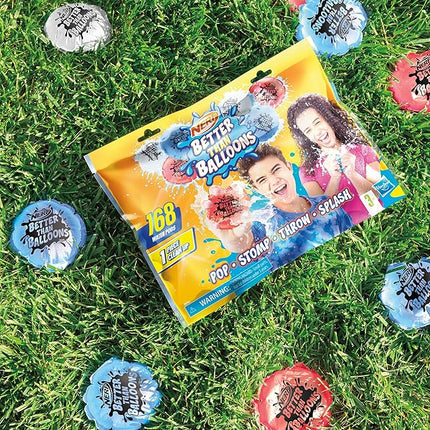 NERF Better Than Balloons Water Toys, 168 Pods, Easy 1 Piece Clean Up, Lots of Ways to Play, Backyard Water Fun, Gifts for Kids, Ages 3+ (Amazon Exclusive)