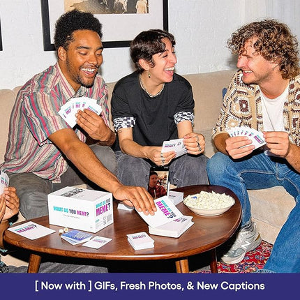 WHAT DO YOU MEME? Core Game (New Edition) Now Including GIF's by Relatable, The Essential Adult Party Game for Meme Lovers, Great for Adult Games for Game Night