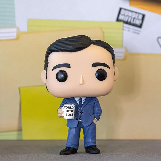 Funko Pop TV: The Office - Michael Scott - Collectable Vinyl Figure - Gift Idea - Official Merchandise - Toys for Kids & Adults - Comedy Fans - Model Figure for Collectors and Display