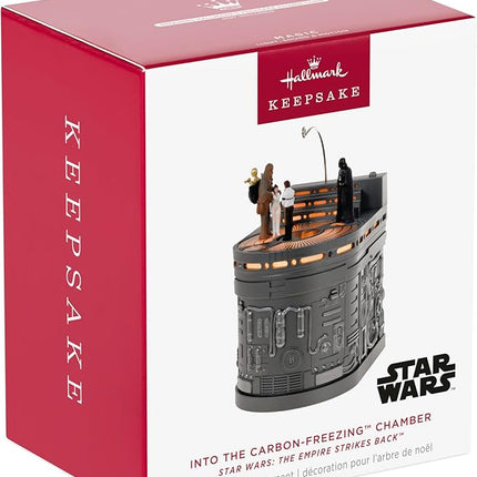 Hallmark Keepsake Christmas Ornament, Star Wars: The Empire Strikes Back Into The Carbon-Freezing Chamber with Light, Sound and Motion, Gifts for Star Wars Fans