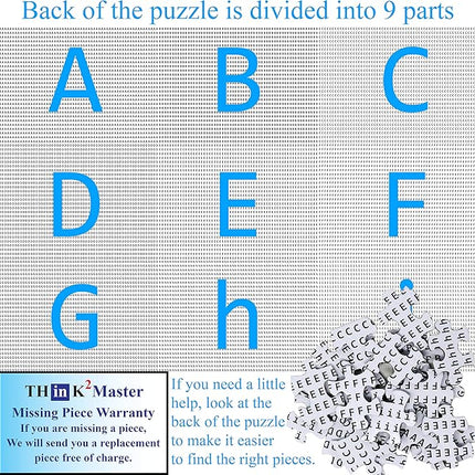Think2Master Holiday Collage 500 Pieces Large Format Jigsaw Puzzle: Kids 12+, Teens, Adults & Families. A Year of Celebration an Excellent Present for Birthdays, Christmas. Size: 26.8” X 18.9”