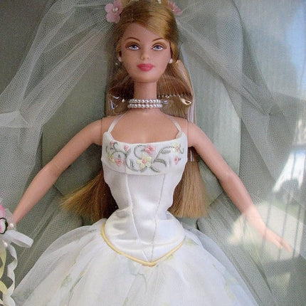 Barbie 29438 2001 Romantic Wedding Blonde Doll