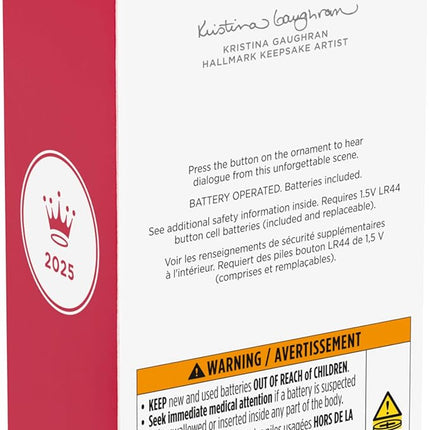 Hallmark Keepsake Christmas Ornament 2025, Star Wars: The Empire Strikes Back There is No Try with Sound, Gifts for Star Wars Fans