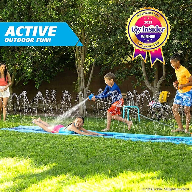 NERF Super Soaker Blast Water Slide – The Ultimate 16 Ft Outdoor Slide for Kids – Includes Extra Water Blaster