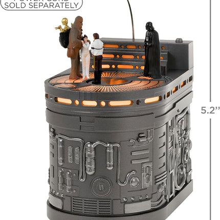 Hallmark Keepsake Christmas Ornament, Star Wars: The Empire Strikes Back Into The Carbon-Freezing Chamber with Light, Sound and Motion, Gifts for Star Wars Fans