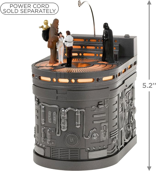 Hallmark Keepsake Christmas Ornament, Star Wars: The Empire Strikes Back Into The Carbon-Freezing Chamber with Light, Sound and Motion, Gifts for Star Wars Fans